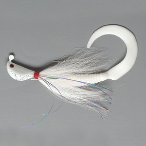 Pucci Flash Striper Jig - 1.5oz White/White/White 1pk