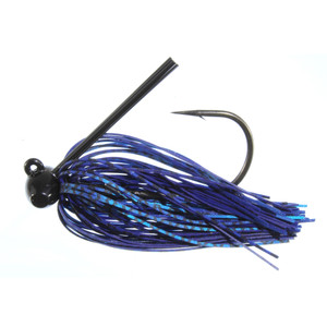 Queen Hammerhead Tungsten - 1/2 Blue Grape Rattling Jig