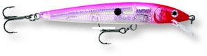 Rapala Husky Jerk - 1/8oz 2.5'' Glass Pink Clown