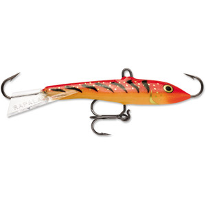 Rapala Jigging Rap - 7/8oz 3.5'' Glow Red Tiger