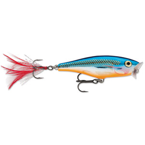Rapala Skitter Pop - 1/4oz 2.75'' Silver Blue