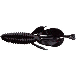 Reaction Innovations - Kinky Beaver - 5'' Black/Red 7pk