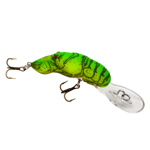 Rebel Deep Teeny Wee Craw - 1.5'' Chartreuse/Green