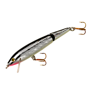 Rebel Jointed Minnow - 3.5'' Silver/Black