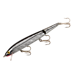 Rebel Jointed Minnow - 4.5'' Silver/Black