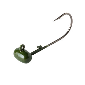 Rebel Keg Head Jig - 1/10oz Green Pumpkin 3pk