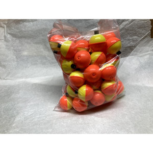 RebelFin USA Bobbers - Round 1.5'' Fluorescent 50bg