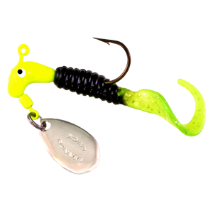 Road Runner Curly Tails - 1/16oz Chart/Black/ChartSpk