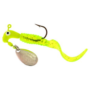 Road Runner Curly Tails - 1/16oz Chartreuse Sparkle