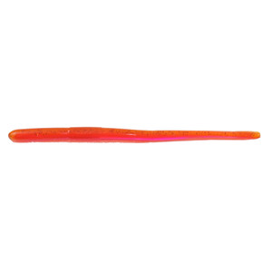 Roboworm Straight Tail Worm - 4.5'' Fuego 10pk