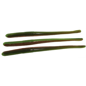 Roboworm Straight Tail Worm - 4.5'' Green Weenie 10pk