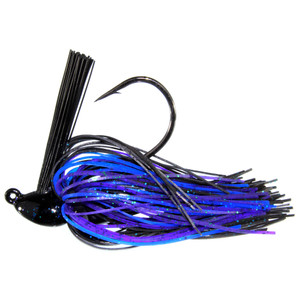 Santone Rattlin Jigs - 1/2oz Black Blue Purple