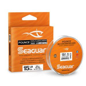 Seaguar Pounce Bass Leader - 25 yd Clear 15 lb