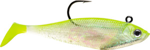 Storm WildEye Swim Shad - 1/4oz 3'' Shiner Cht Slv 3pk
