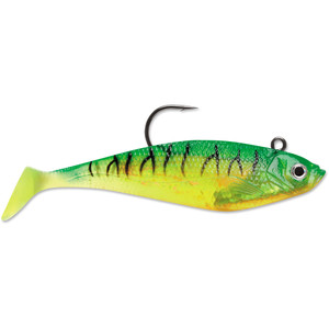 Storm WildEye Swim Shad - 7/16oz 4'' Fire Tiger 3pk