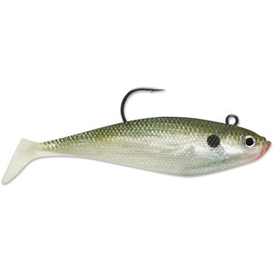 Storm WildEye Swim Shad - 7/16oz 4'' Olive Shad 3pk
