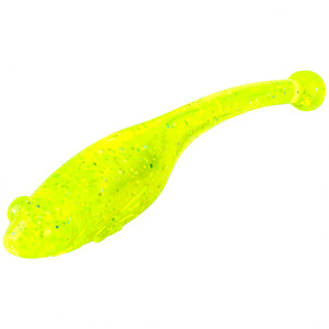 Mr Crappie Shadpole XL - 2.5'' Chartreuse Shiner 10pk