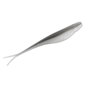 Strike King 3X ZToo SoftJerk - 3'' GrayGlimmer PrlBelly 5pk
