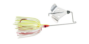 Strike King Elite Buzzbait - 3/8oz Bleeding Chart/White
