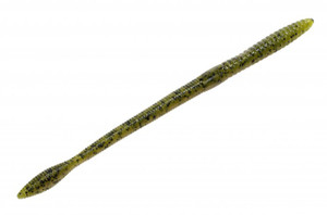 Strike King Finesse Worm 7'' - Dirt 10pk