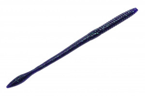 Strike King Finesse Worm 7'' - June Bug 10pk