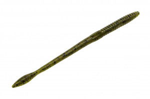 Strike King Finesse Worm 7'' - Watermelon Red Flake 10pk