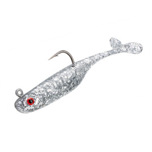 Strike King Pinger Minnow - 3/8oz 3'' Carolina Chrome 3p
