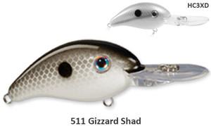 Strike King Pro-Model 3 XD - Gizzard Shad
