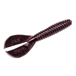 Strike King Rage Menace Grub - Black Neon 8pk