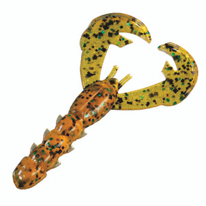 Strike King RageCrawBaby 3'' - Amber Green/Black 9pk