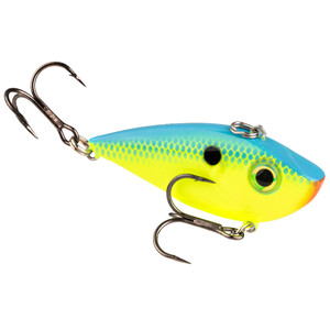 Strike King Red Eye Shad - 3/8oz Powder Blue Black Chrt - REYESD38-561