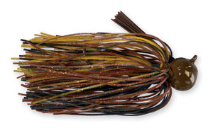 Strike King TG Football Jig - 1/2oz Black Brown Amber