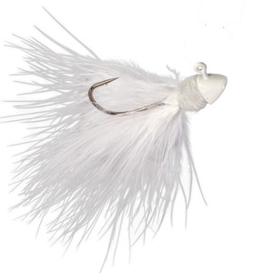 Strike King TG Hair Jig - 3/32oz White 2pk