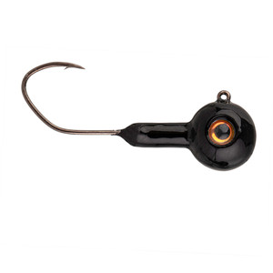 Strike King XL Stiletto JH - 1/4oz 1/0 Black 6pk