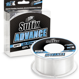 Sufix Advance Fluorocarbon - 200 yd Clear 10 lb