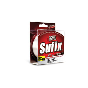 Sufix Elite Monofilament - 330 yd Clear 10 lb