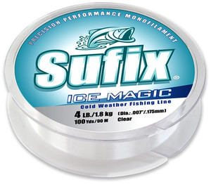 Sufix Ice Magic - 100 yd Clear 1 lb