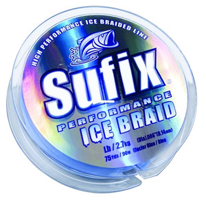 Sufix Performance Ice Braid - 75 yd Blue 8 lb