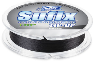 Sufix Tip Up Ice Braid - 150 yd Black 20 lb