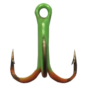 SumnerBros Ice Glo Treble - #12 Chartreuse-Orange 3pk