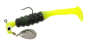 Team Crappie Slab Dragger - 1/16oz 2.625'' Cht/BlBlk/Cht