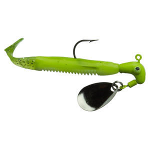 Team Crappie Slab Dragger - 1/8oz 2.625'' Wht/Cahrt/Wht