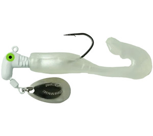 Team Crappie Slab Spanker - 1/8oz 2.5'' Pearl White