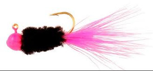 Team Crappie Spin Caller - 1/16oz 1.5'' pink/blk/pink