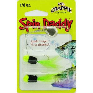 Team Crappie Spin Daddy - 1/8oz Chart/Black/Chart