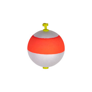 Thill Foam Float - Sphere2'' Red/WhtSnap-On2pk