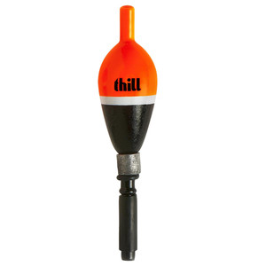 Thill Steelhead Float - Oval 7/8'' Org Wht Blk 18box