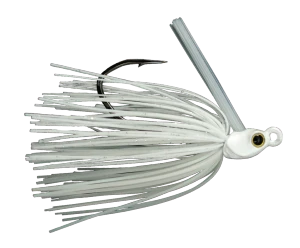 Toad Thumper HydraHD SwimJig - 1/4oz 3'' Pearl White Flash