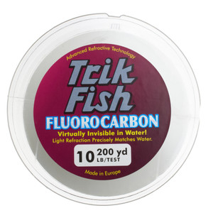 Trik Fish Flurocarbon - 200 yd Clear 10 lb