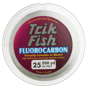 Trik Fish Flurocarbon - 200 yd Clear 25 lb